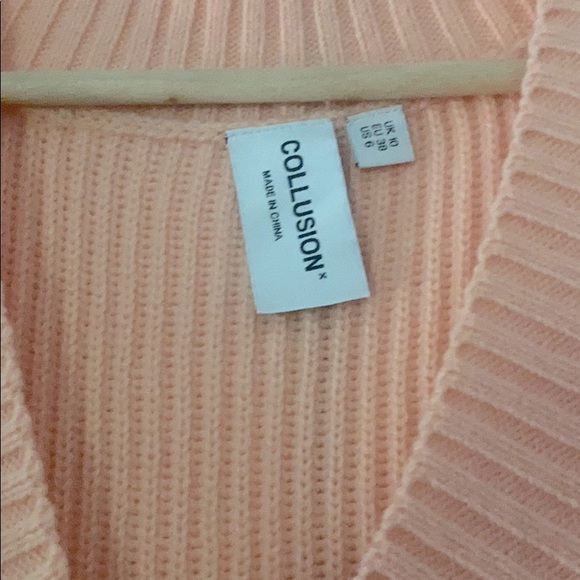Collusion Peach Sweater Vest - Picture 2 of 2